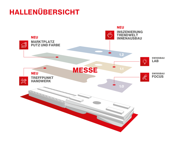 Messeplan der Swissbau 2026