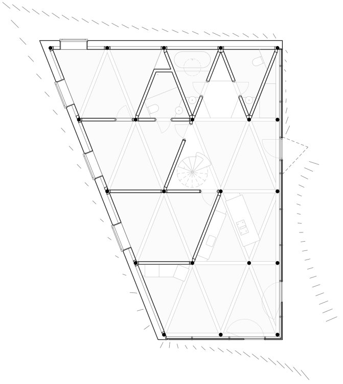 Architektonischer Plan