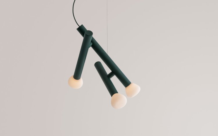Die Leuchtenkollektion «Parc» entwickelte Adrien Rovero in Kollaboration mit dem kanadischen Designstudio Lambert & Fils.