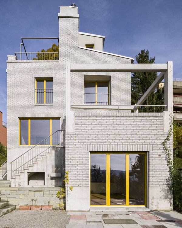 Fassadenansicht Einfamilienhaus Schmid Schärer