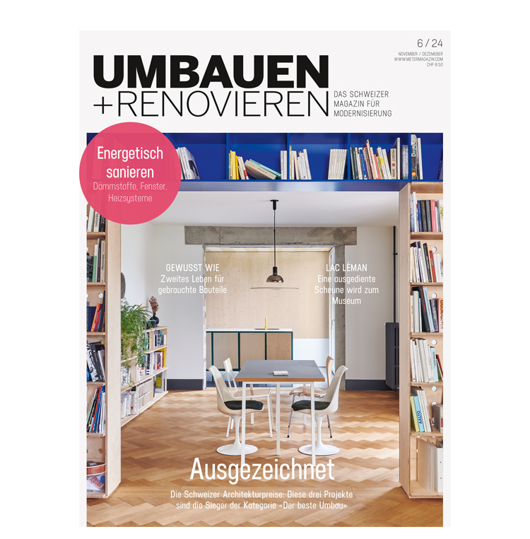 Cover der Zeitschrift Umbauen+Renovieren