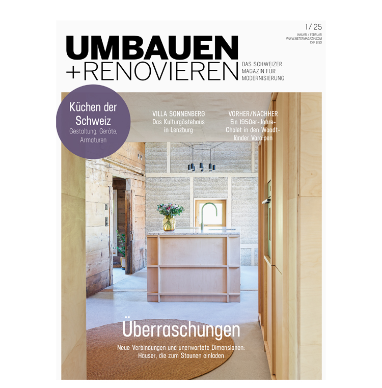 Cover der Zeitschrift Umbauen+Renovieren