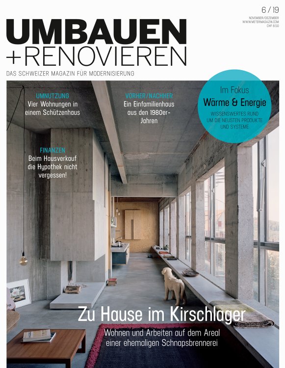 Cover Umbauen+Renovieren 6/19