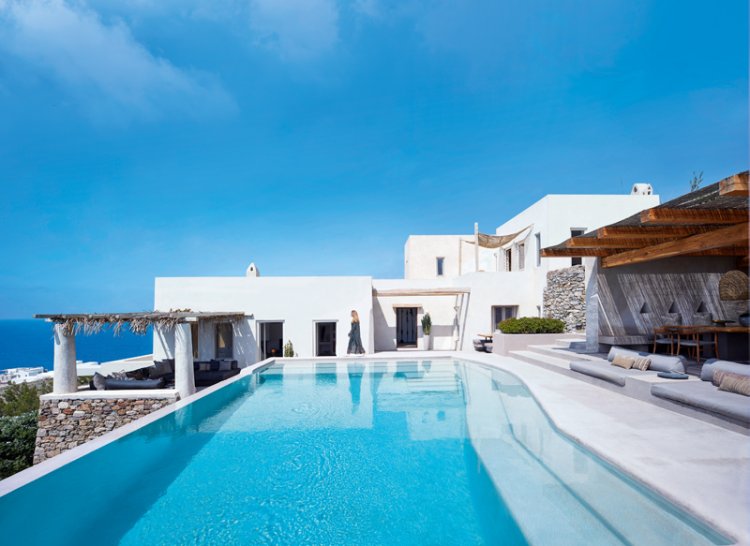 Haus mit Pool auf Mykonos