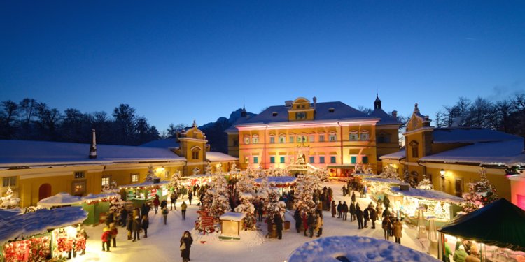 Das Lustschloss Hellbrunn im Süden Salzburgs.