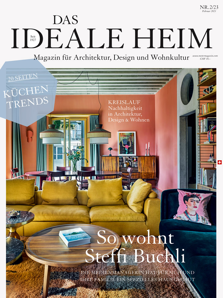 Cover von der Februar-Ausgabe des Magazins Das Ideale Heim.