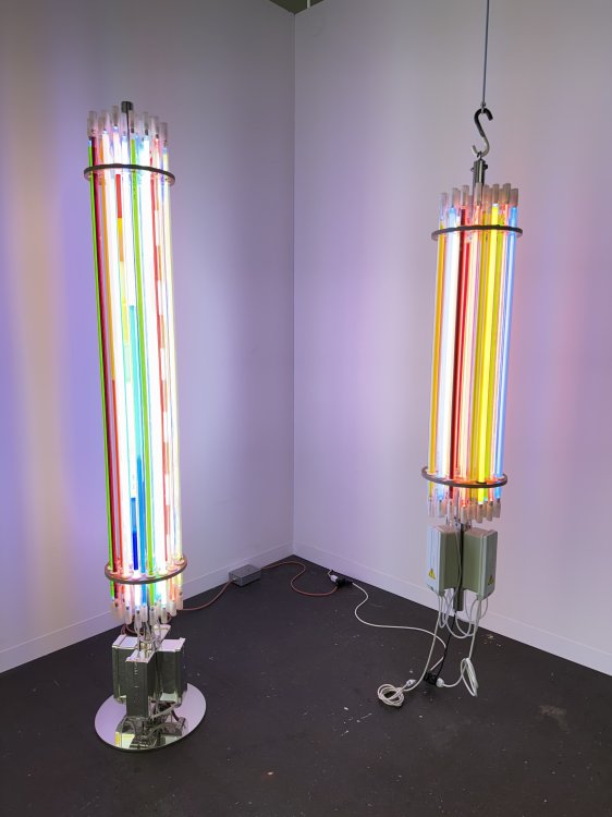 eine Lichtinstallation