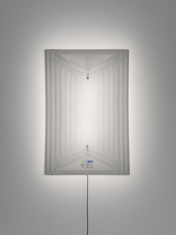 Wandleuchte aus Papier