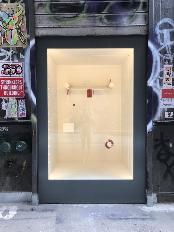Eine Kunstinstallation in New York, welche sich mit der physikalischen Grösse der Zeit beschäftigt.