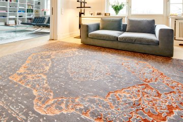 Der Teppich Negin ist einer der elegantesten und luxuri&ouml;sesten Entw&uuml;rfe in der Sammlung von Designer Hossein Rezvani.