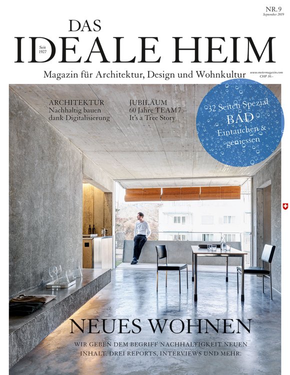 September Ausgabe 2019 von Das Ideale Heim.
